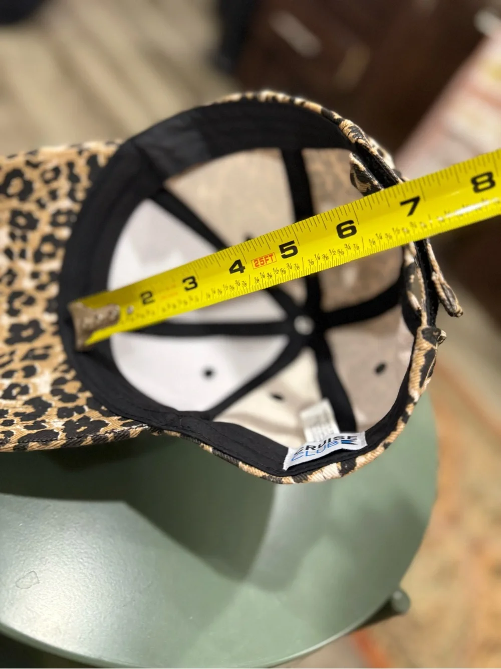 Leopard Print Adjustable Baseball Cap